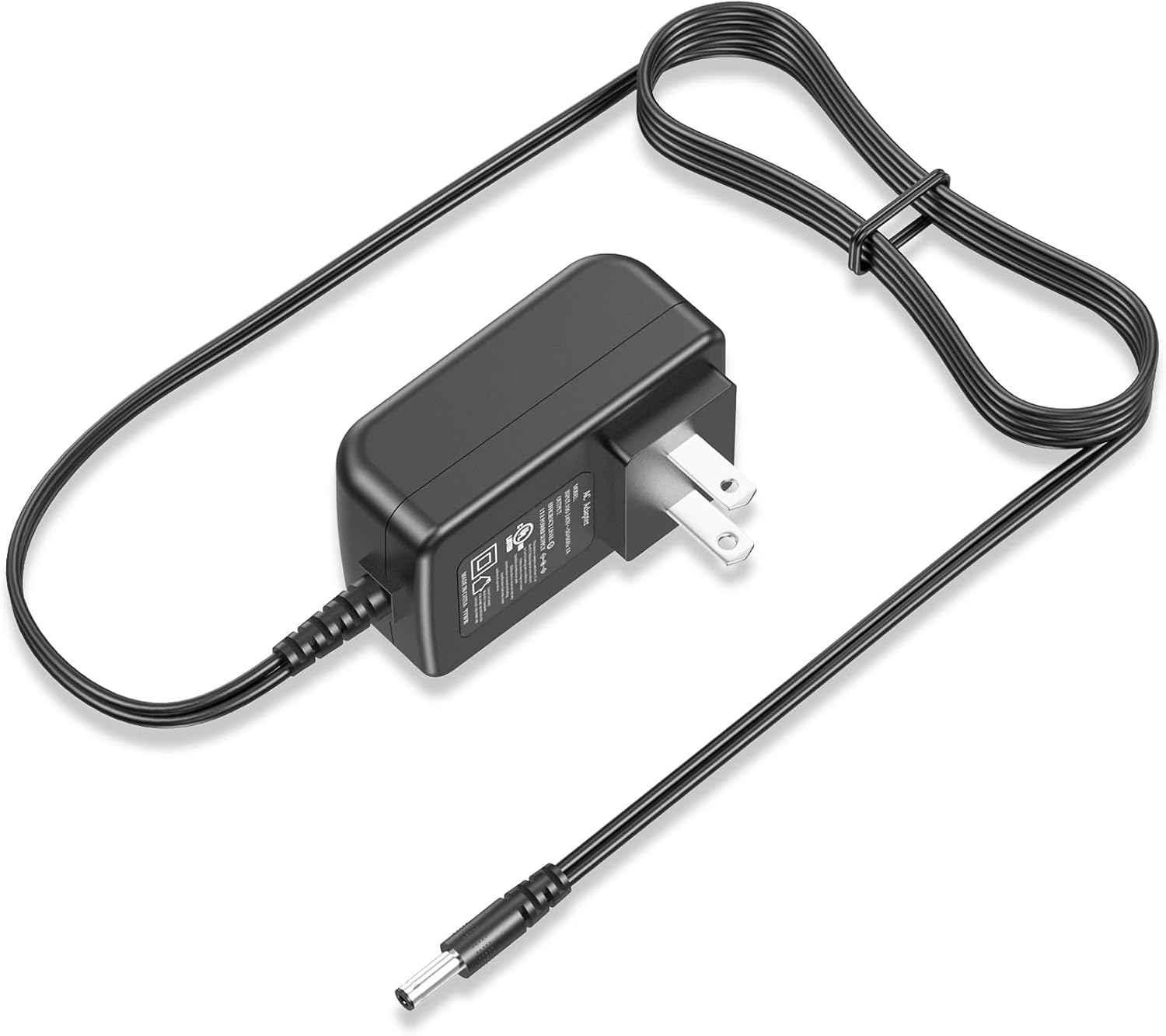 Cable de alimentación con certificación UL para Sun Joe 24V-MJ14C 24VMJ14C 24VCHRG-AC 24VCHRG-AC 24VCHRGAC cargador de repuesto adaptador de CA para