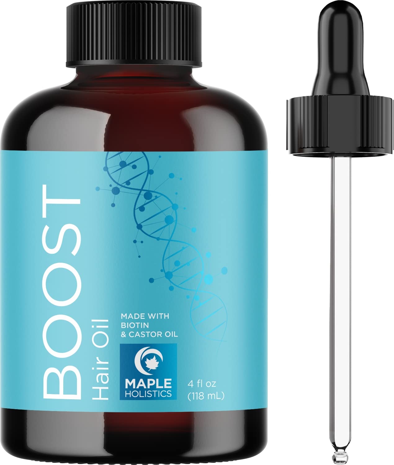 Champú de biotina vegana y aceite de biotina para el cabello, champú grande para engrosar el cabello y suero de biotina para el crecimiento del