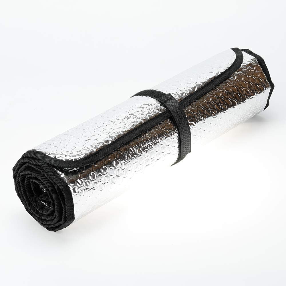 Winunite Parasol para parabrisas compatible con Jeep Wrangler TJ JK JKU 24 puertas 1997-2017  Protector térmico para ventana delantera de automóvil,