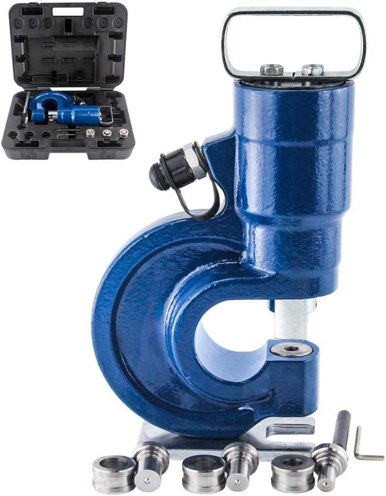 Agujero hidráulico portátil hidráulico de la hoja de metal 35T perfora abajo herramientas 39.4 ft m agujero de espesor que hace la herramienta