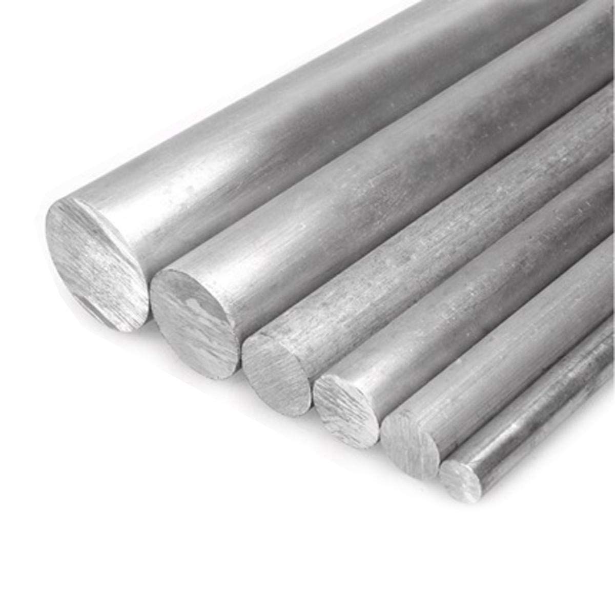 10 barras redondas de aluminio 6061 de 0.197 in de diámetro x 9.843 in de largo