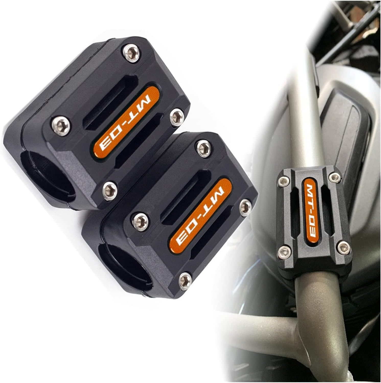 Protector decorativo para parachoques del motor, protector decorativo para Yamaha MT03 MT-03 MT 03 2015 2016 2017 2018 2019 2020 2021 22251.102 in