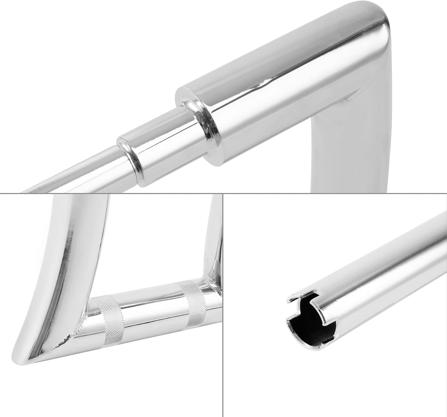 TCT-MOTORPARTS Manillar de suspensión Ape de 12 pulgadas de elevación de 2 pulgadas apto para Harley Road King Sportster XL883 1200