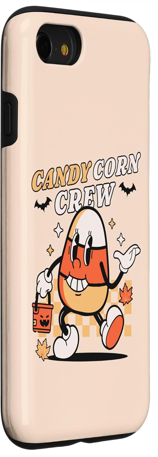 iPhone SE (2020)  7  8 Candy Corn Crew Halloween – Estuche retro vintage para disfraz de maíz de caramelo