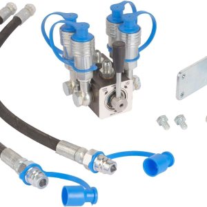 Manual de válvula desviadora de 6 puertos para tractor, 2 en 4 puertos incluyendo el soporte y los pernos Manual de válvula desviadora de 6 puertos para tractor, 2 en 4 puertos incluyendo el soporte y los pernos