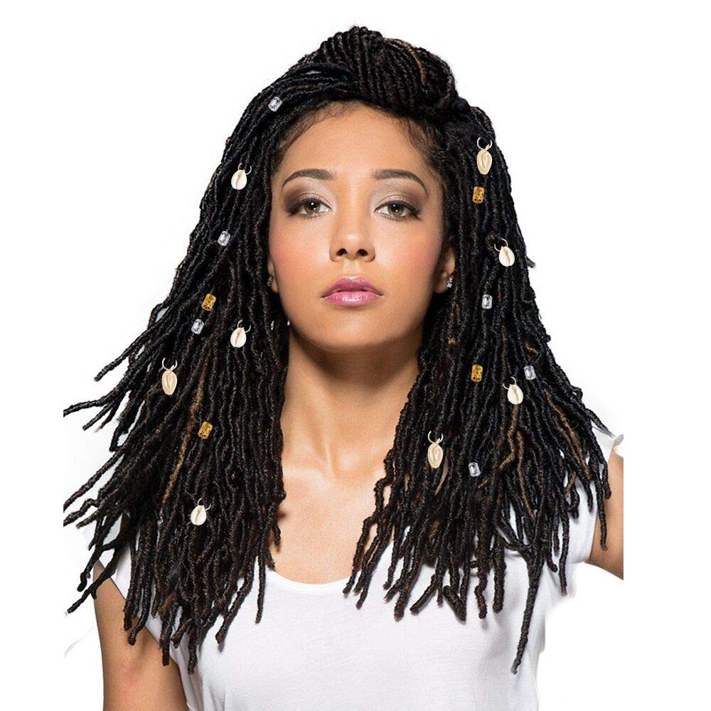 120 piezas de anillos de joyería para el cabello, accesorios de aluminio dorado y plateado, accesorios para el cabello, trenzas para el cabello,