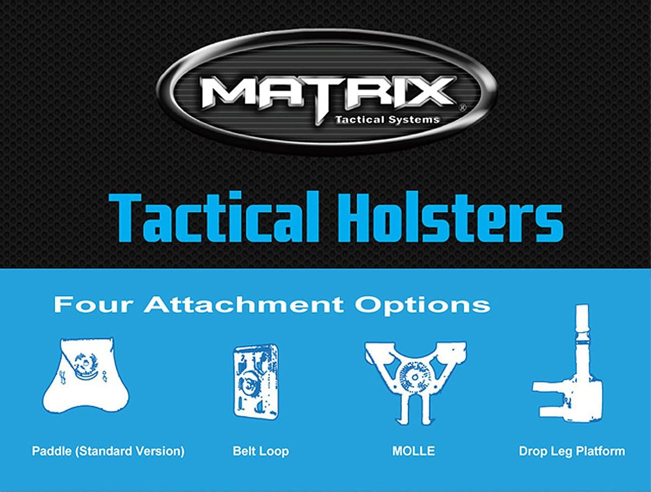 Evike Airsoft – Matrix Hardshell Funda ajustable para pistolas STI Hi-Capa 2011 Series Airsoft (Tipo negromontaje bajo)