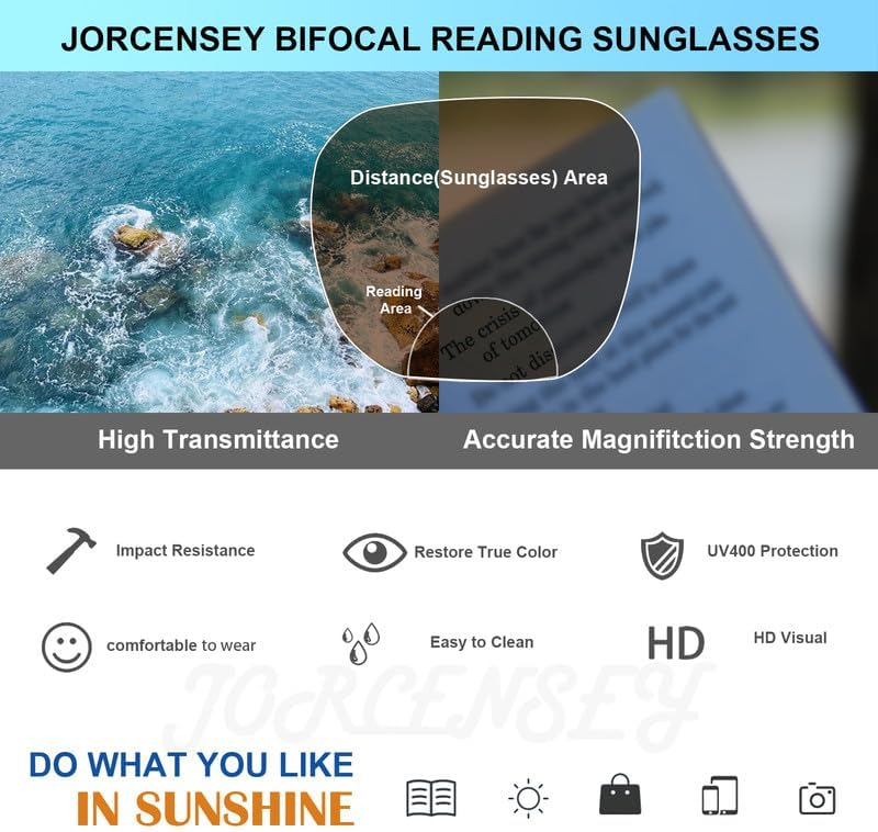 Paquete de 3 lentes de sol unisex de estilo clásico para lectura al aire libre para hombres y mujeres, marco de metal, no bifocales