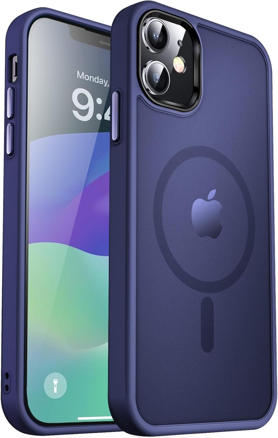 MOCCA Funda magnética fuerte para iPhone 12iPhone 12 Pro, compatible con Magsafe protección contra caídas de grado militar Funda protectora delgada