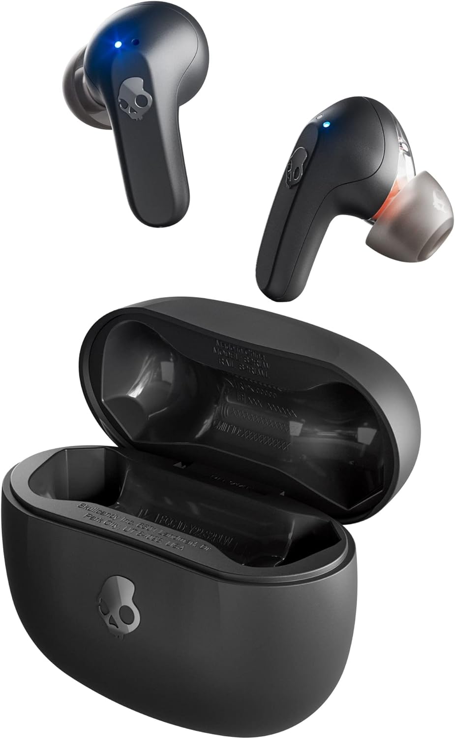 Skullcandy Rail – Auriculares inalámbricos intrauditivos, batería de 42 horas, Skull-iQ, habilitado para Alexa, micrófono, funciona con dispositivos