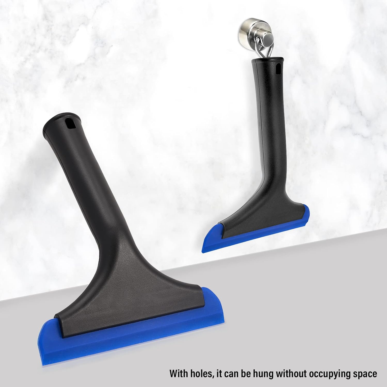 Gomake Pequeña escobilla de goma de silicona para ventana, escobilla de agua automática para parabrisas de automóvil, ventana, espejo, puerta de