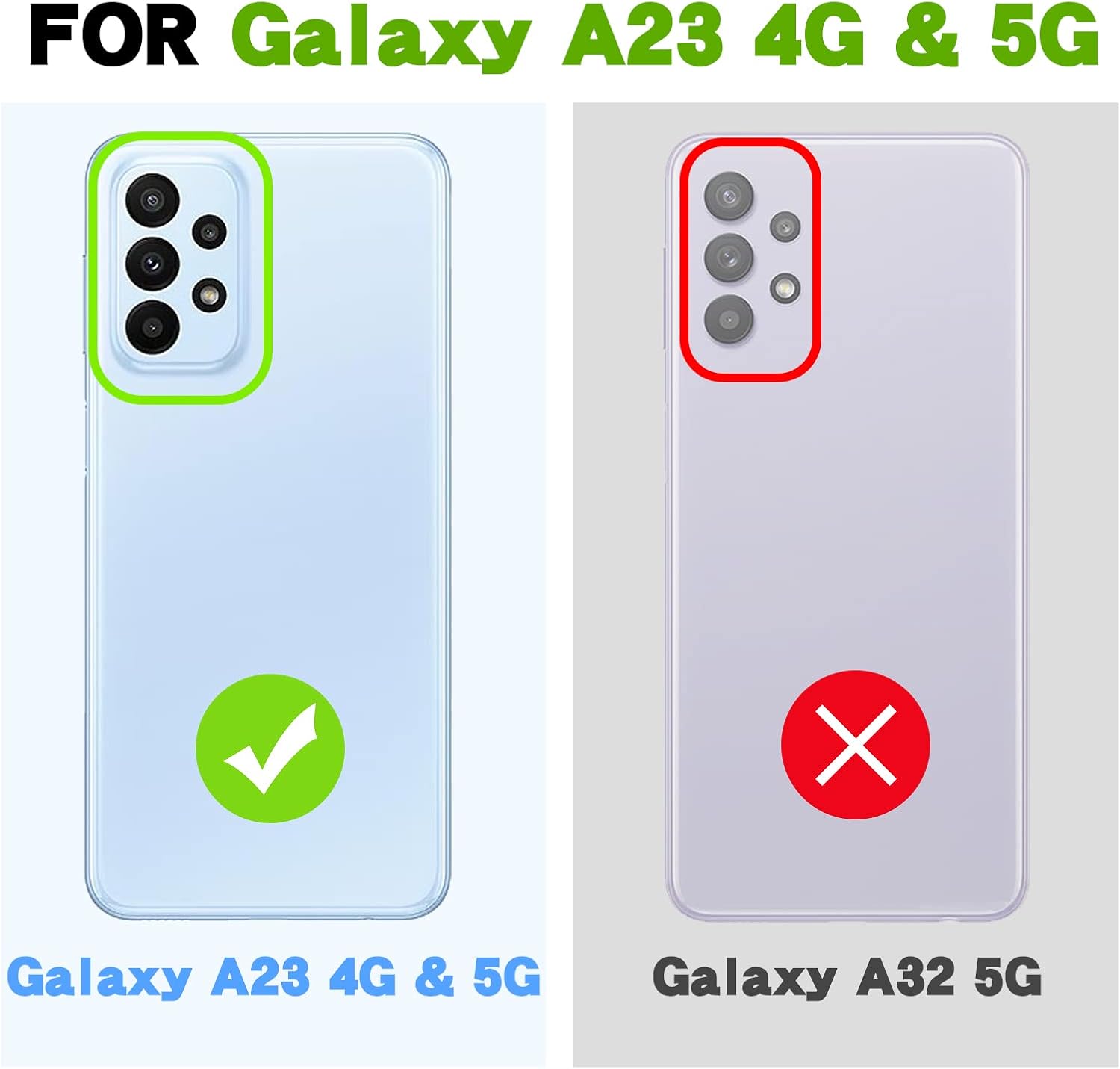 nancheng Funda cuadrada para Samsung Galaxy A23 5G  4G para niñas y mujeres, bonita flor de pétalos de colores, estrella y cielo, con soporte de