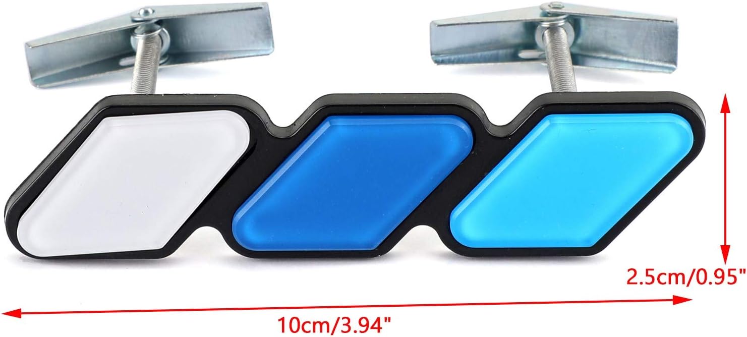 MAD HORNETS Emblema de 3 rejillas de coche tricolor para Toy-ota Taco-ma 4Runner Tun-dra H-igh-lan-der, tipo C