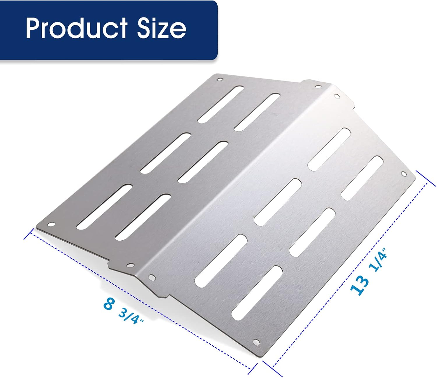 Barras aromatizantes de acero inoxidable y deflector de calor para Weber Genesis 300 Series, Weber Genesis E-310 E-320 E-330 S-310 S-320 S-330 E-310