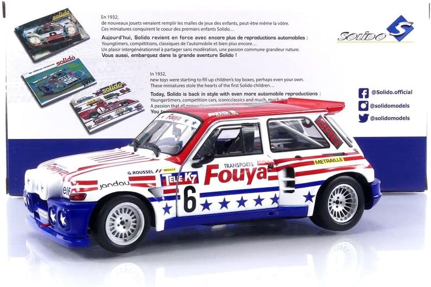 Solido S1804706 Renault Coche miniatura coleccionable, multicolor, 118