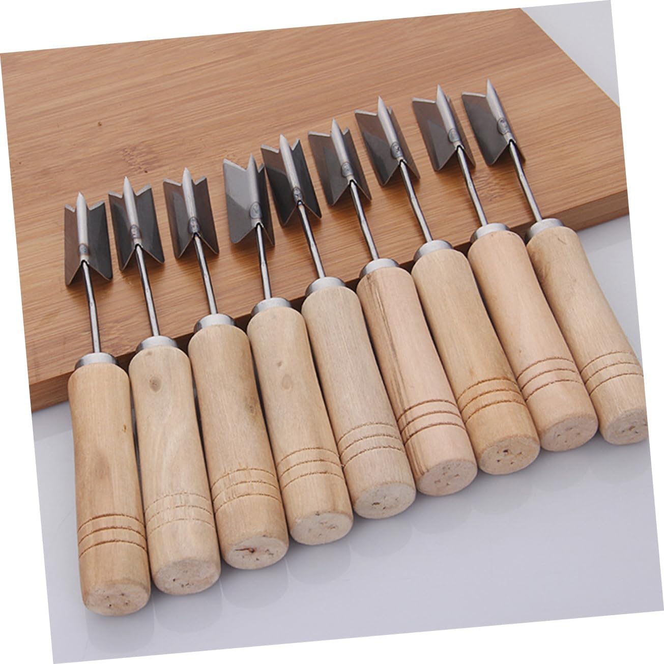 7pcs Piña Peeler Herramienta Removedor de Maquillaje Fruta
