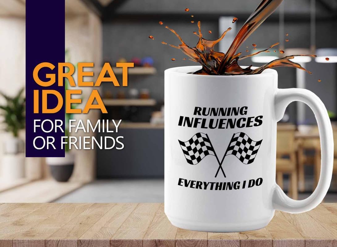 Racer Coffee Mug 15oz White – Everything I Do – Fuel Speed Racer Car Guys Circuit Automotive Racing Boy Gifts For Him Dad Men Boyfriend