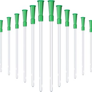 Kit de tubos de repuesto de PVC manguera de repuesto transparente con extremo redondeado flexible para inserción suave 30 piezas 14 FR Kit de tubos de repuesto de PVC manguera de repuesto transparente con extremo redondeado flexible para inserción suave 30 piezas 14 FR