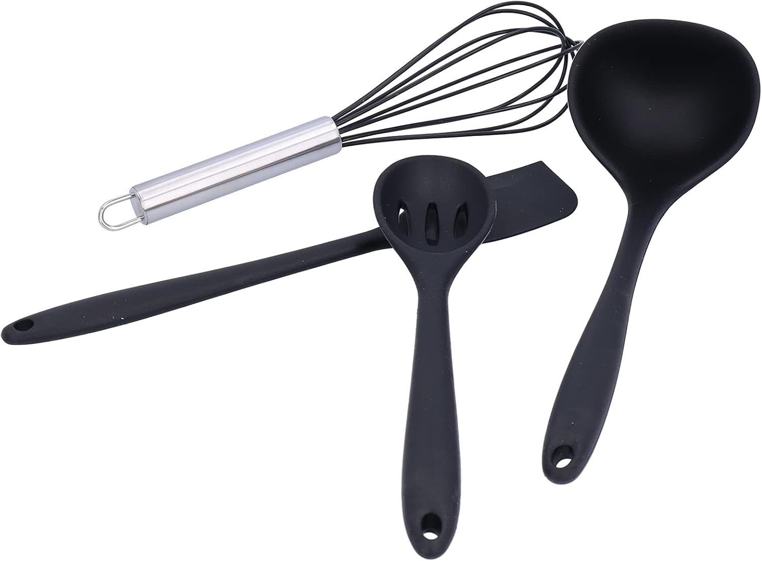 Utensilios de cocina, Kit de herramientas de cocina no para el hogar (10 piezas de silicona negro conjunto (incluyendo caja de color))