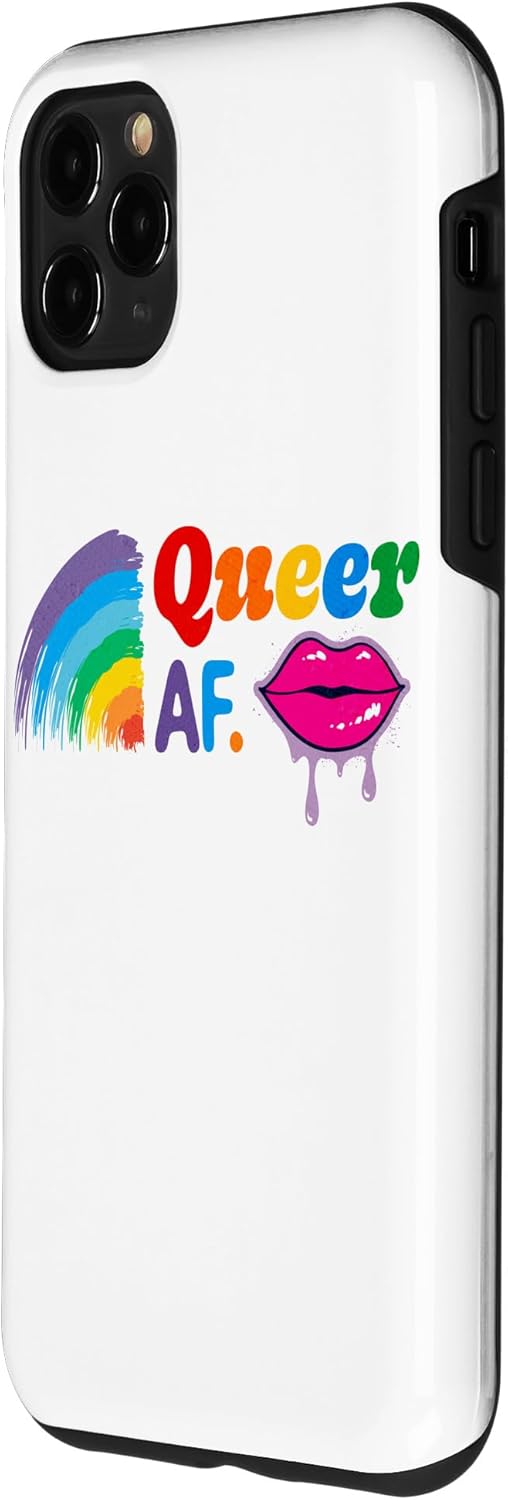 iPhone 11 Pro Max LGBTQ Comunidad Lesbiana Gay Bi Trans Queer Af Cultura Caso