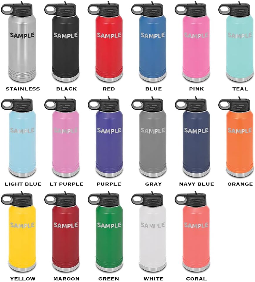 I Love my Siamese Laser Engraved Water Bottle Customizable Polar Camel Stainless Steel Many Colors Sizes with Straw – Ver 2 meezer cat feline kitten