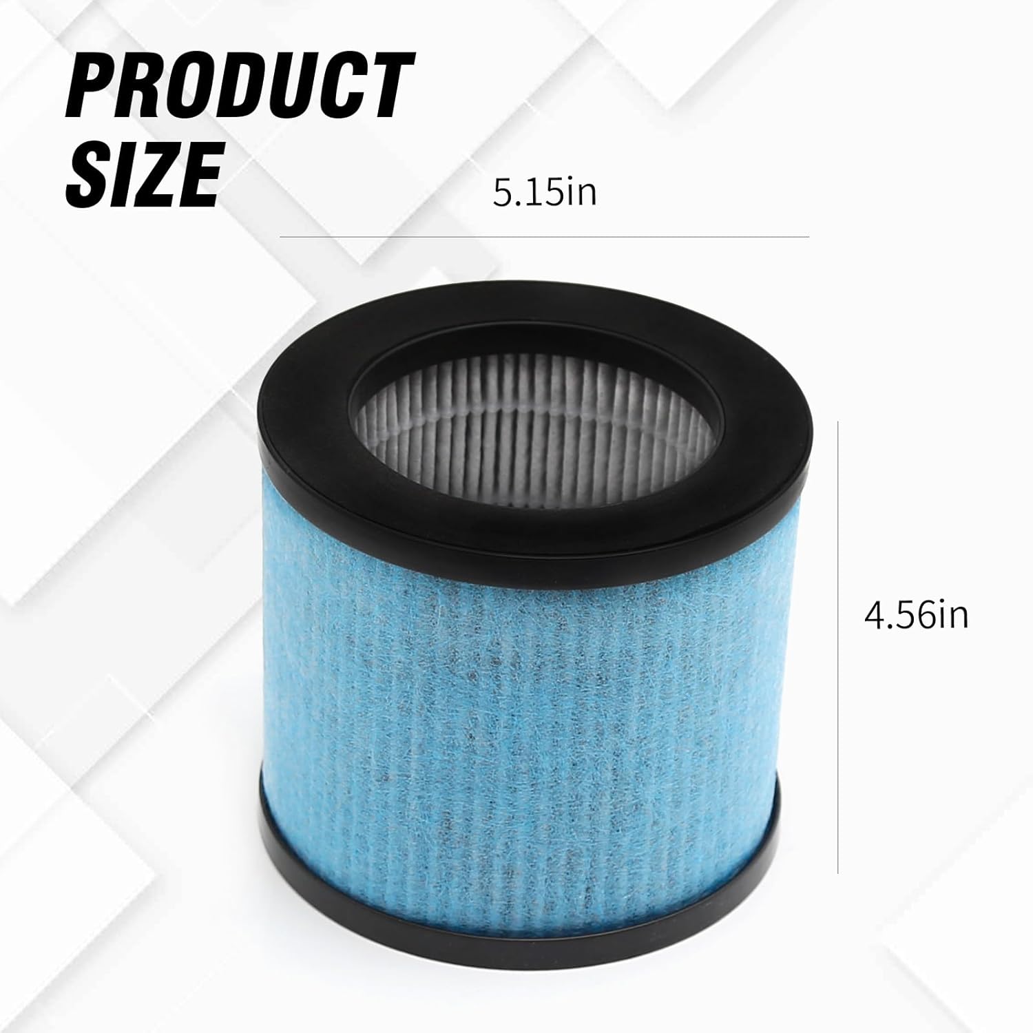 TPAP002 Filtro HEPA de repuesto para purificador de aire TOPPIN TPAP002 Comfy Air C1, H13 HEPA tipo y prefiltro de carbón activado, TPFF002, paquete
