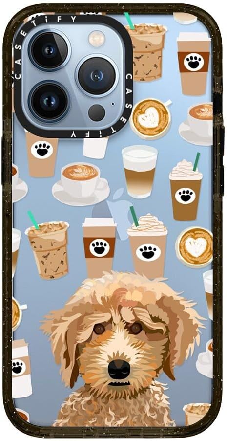 CASETiFY Impact – Funda para iPhone 13 Pro protección contra caídas de 6.6 pies  Funda transparente para los amantes de las razas de perros únicos,