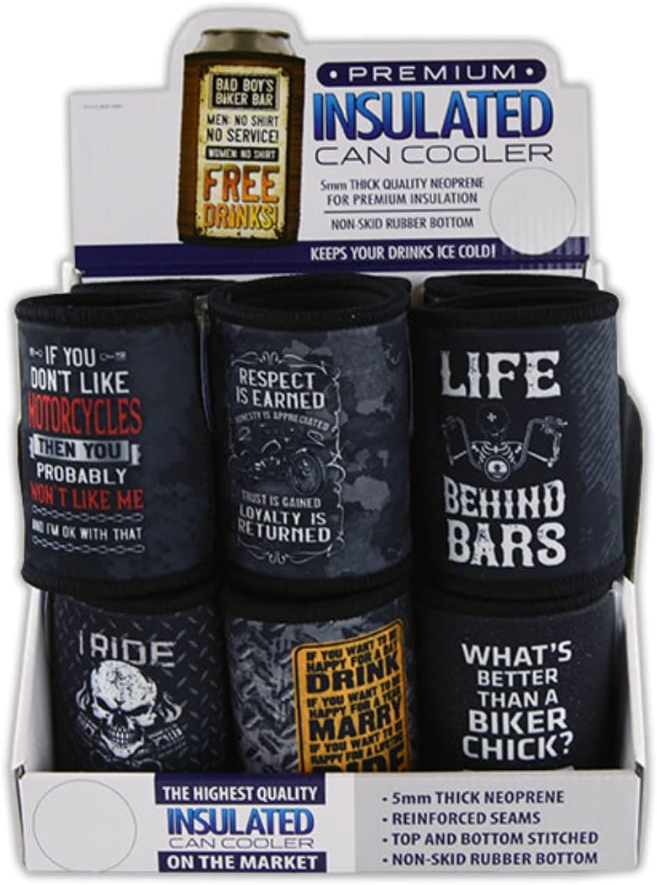 Polar Gear – Enfriador de latas de motociclista con aislamiento de alta calidad, lista para minoristas de impulso de 12 unidades