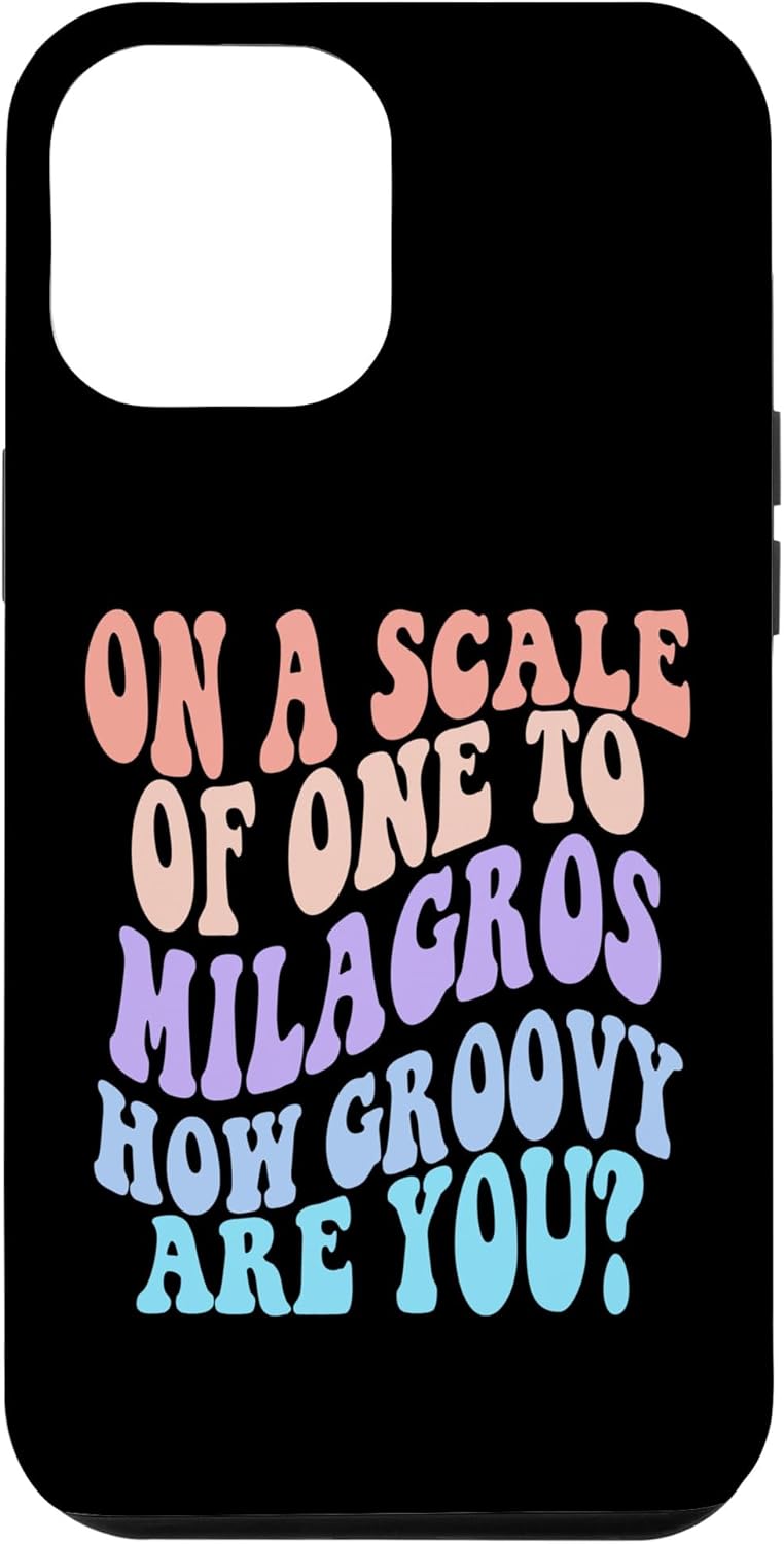 iPhone 12 Pro Max MILAGROS Cute Retro Girls Groovy MILAGROS Personalized Name Case
