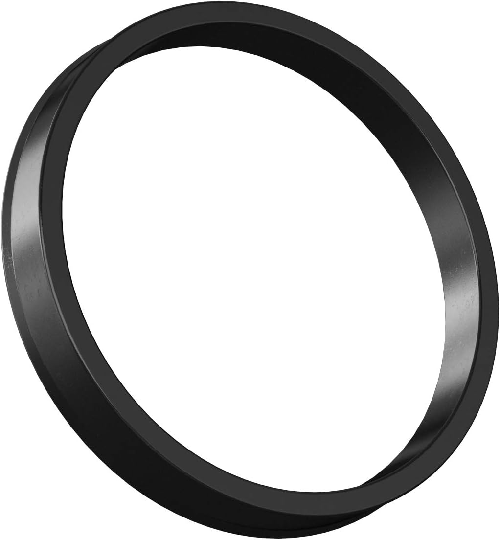 Anillos espaciadores centrales de 64.1 mm de DI a 73.1 mm de DE, anillos espaciadores de plástico de policarbonato negro, solo compatible con Honda
