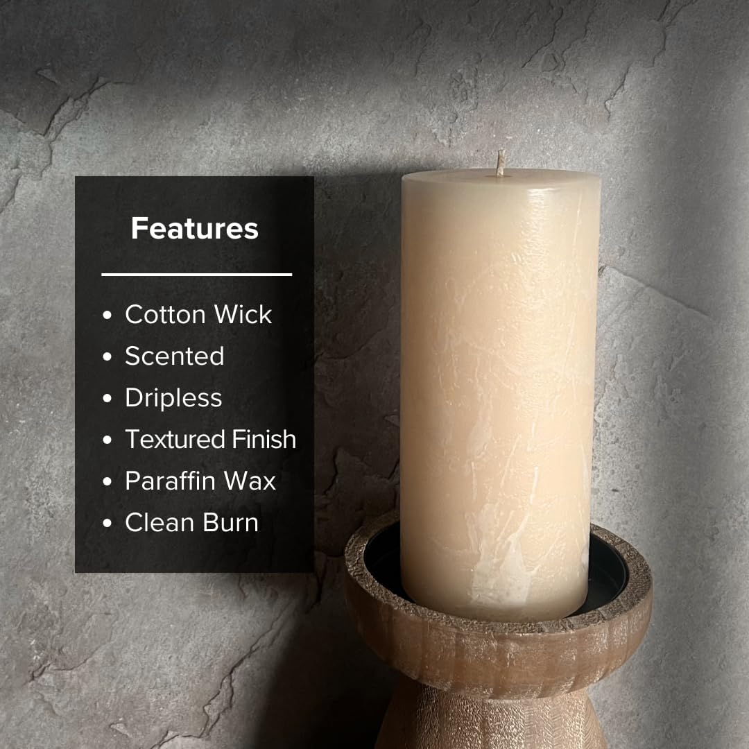 Simply Soson Velas perfumadas de 3 x 4 pulgadas, azúcar de vainilla cálida, fragancia acogedora y relajante, juego de 3 velas para decoración del