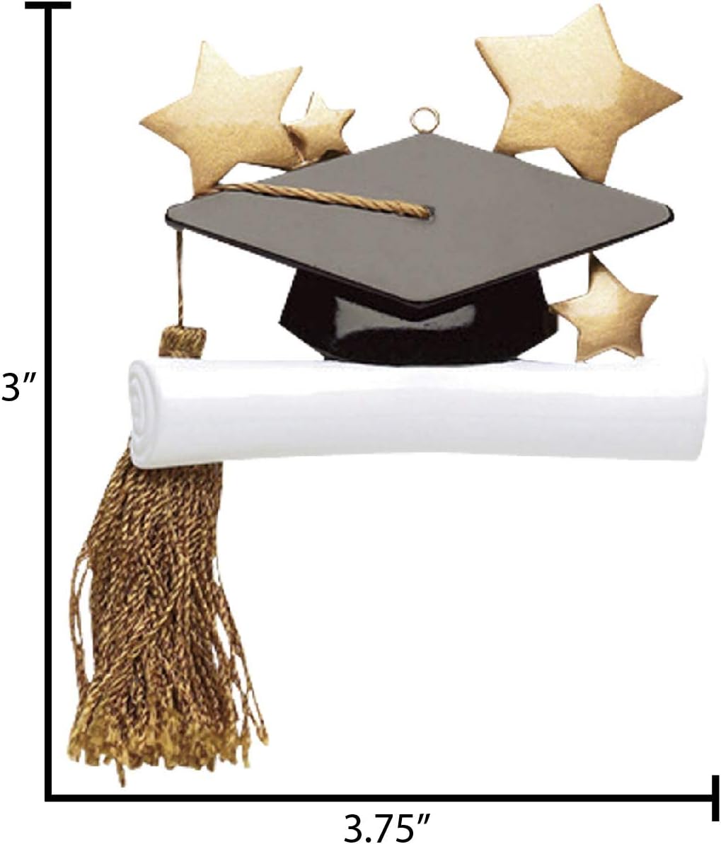 Adorno de graduación personalizado 2024  Adornos de recuerdo 2024, adorno de Navidad de graduación 2024, borla 2024, decoraciones de graduación 2024
