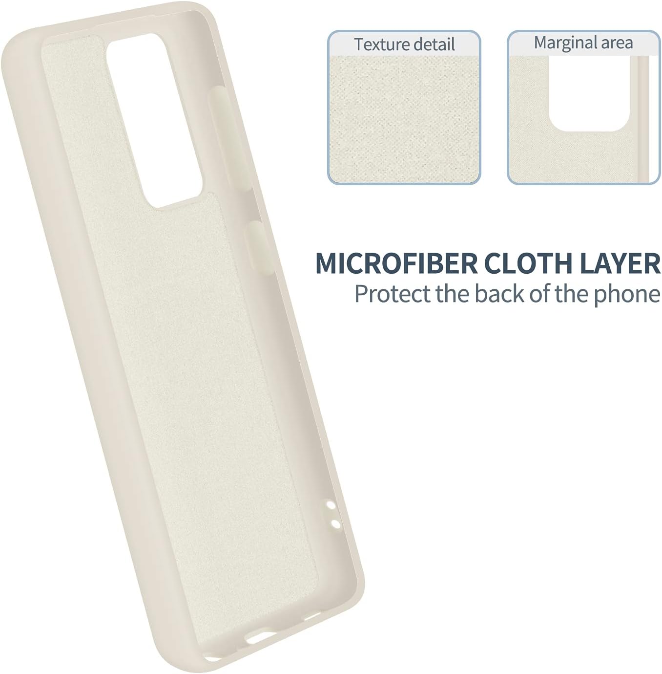 Boaixiaen Funda para Samsung Galaxy A52 5G, silicona líquida, delgada, suave, TPU, protección de cuerpo completo, a prueba de golpes, para Galaxy