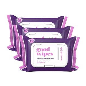 Goodwipes Toallitas desechables para glúteos hechas con botánicos calmantes y aloe – Dispensador de toallitas húmedas suave y suave para uso Goodwipes Toallitas desechables para glúteos hechas con botánicos calmantes y aloe – Dispensador de toallitas húmedas suave y suave para uso