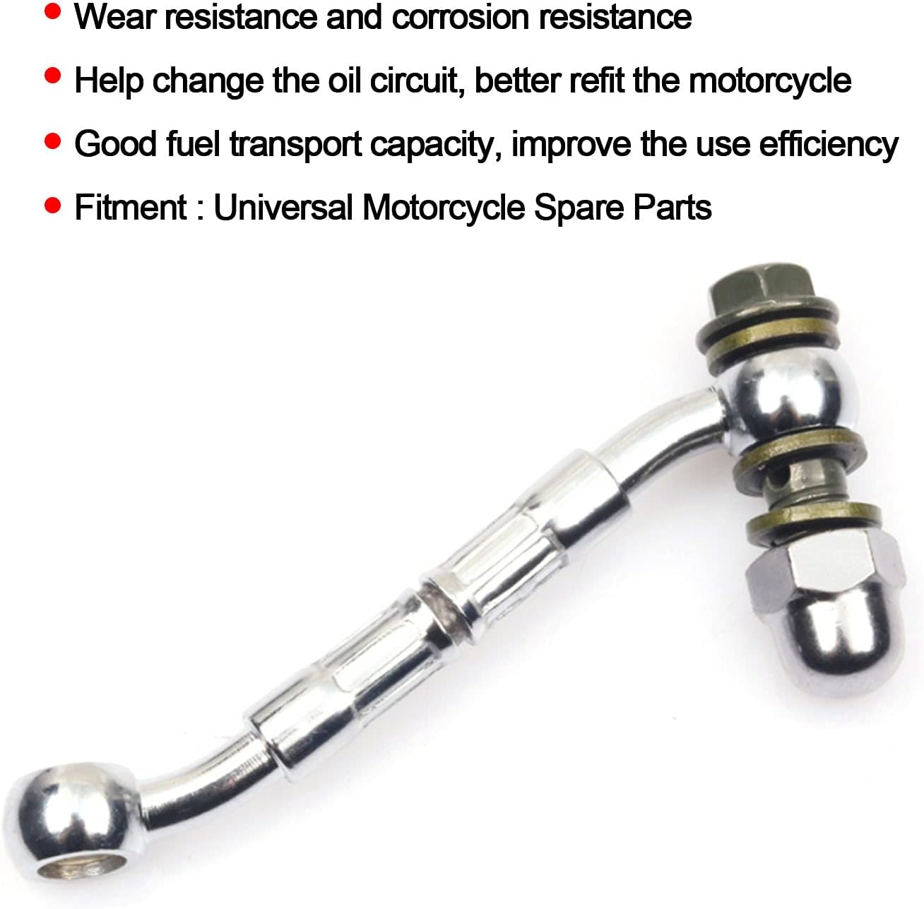 El cuero artificial universal, la manguera de freno de acero amplía los recambios hidráulicos del conector para la modificación de la motocicleta
