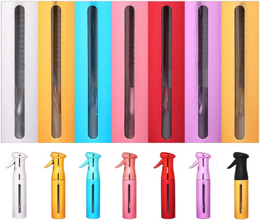 Beaupretty Botellas de spray para el cabello, pulverizadores de bomba de agua para estilista de cabello de niebla fina, latas de riego de flores