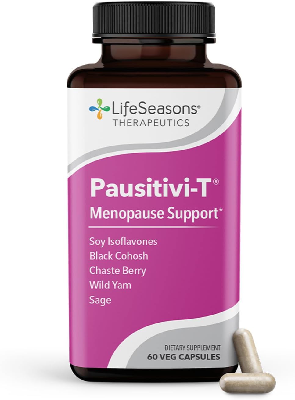 Pausitivi-T – Suplemento de apoyo para la menopausia, potente alivio para sofocos, desequilibrio hormonal y sudores nocturnos, nutre los tejidos,