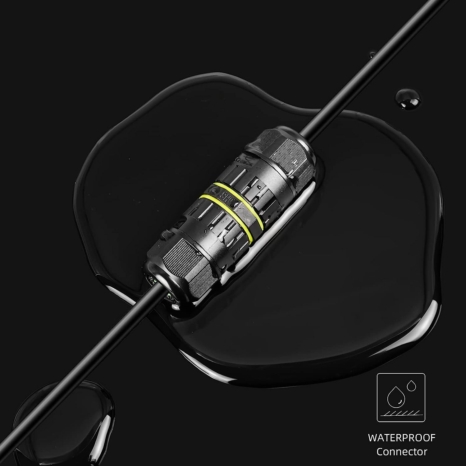 ATB Future – Conectores de cable de alimentación IP68 impermeables, caja de conexiones para exteriores, ideal para cables de 2 o 3 pines de Ø4-0.315