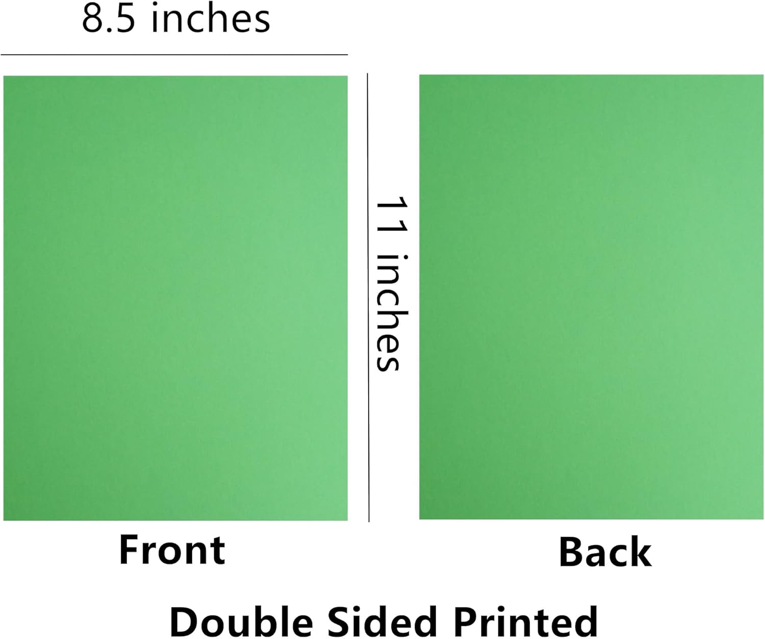 20 hojas de cartulina verde de 8.5 x 11 pulgadas, 8.82 ozm92 libras de papel grueso para hacer tarjetas, invitaciones, manualidades de papel o dibujo