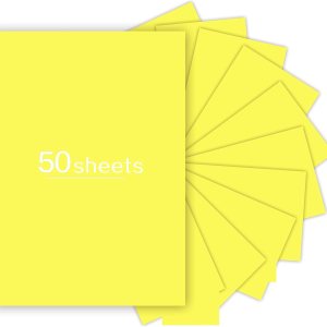 50 hojas de cartulina amarilla de gota de limón de 8.5 x 11 pulgadas, 92 libras, papel de cartulina amarilla de 92 libras para manualidades y 50 hojas de cartulina amarilla de gota de limón de 8.5 x 11 pulgadas, 92 libras, papel de cartulina amarilla de 92 libras para manualidades y