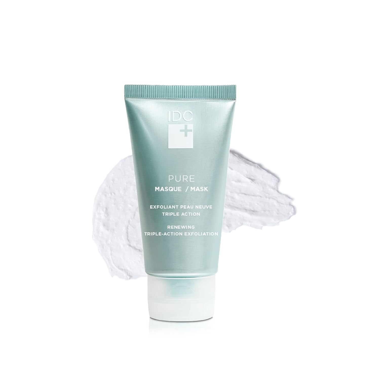 IDC Dermo Pure Mascarilla para el cuidado de la piel de la cara, máscara AHA iluminadora y renovadora de la piel para todo tipo de piel, mascarilla