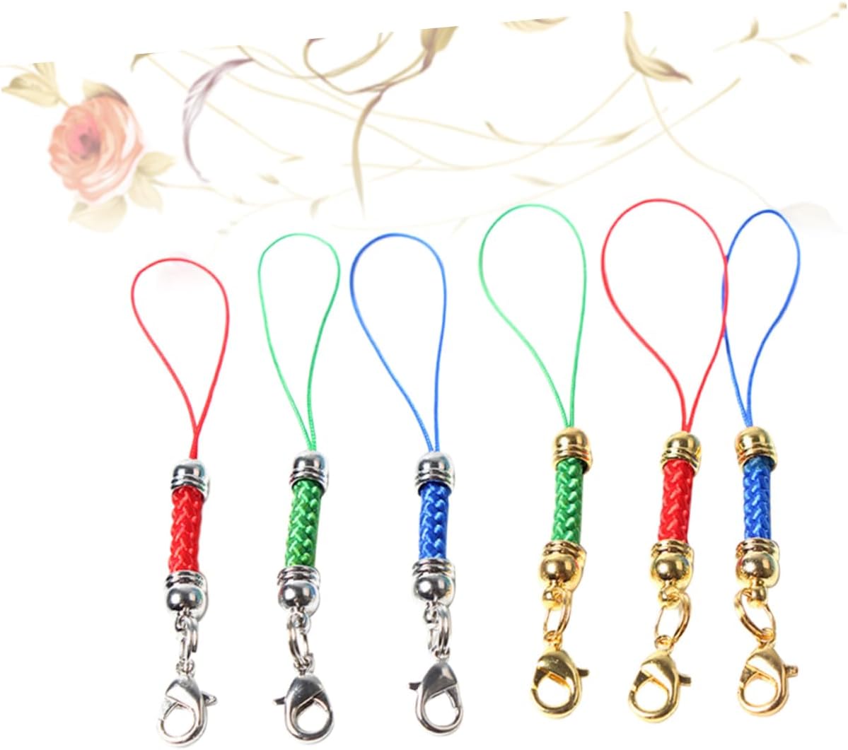 SAFIGLE 30 Uds. Accesorios para teléfono celular, cordón para teléfono celular, correas de encanto Lariat con cierre de langosta, correa para