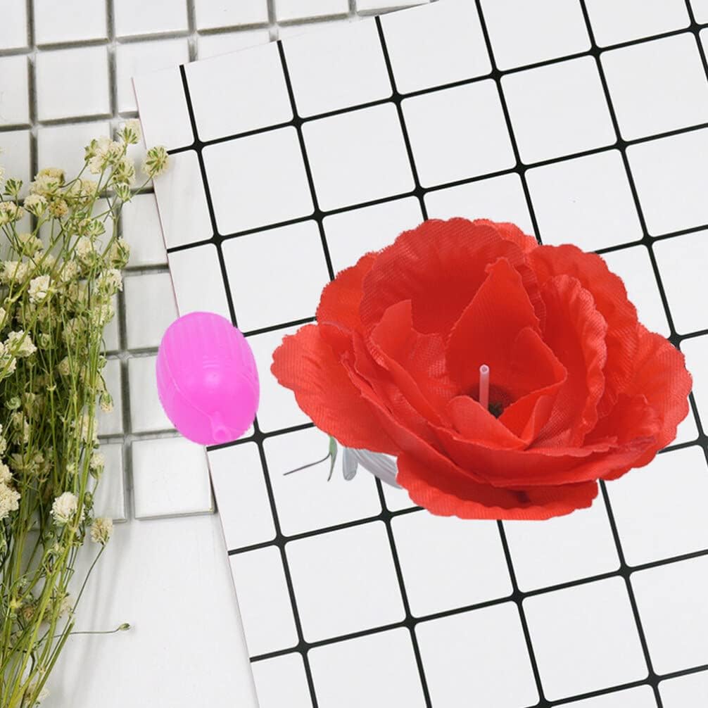 Rosetoy – Broche divertido de 1 pieza con diseño de rosas para rociar agua, simulación creativa, juguetes complicados, suministros de broma para