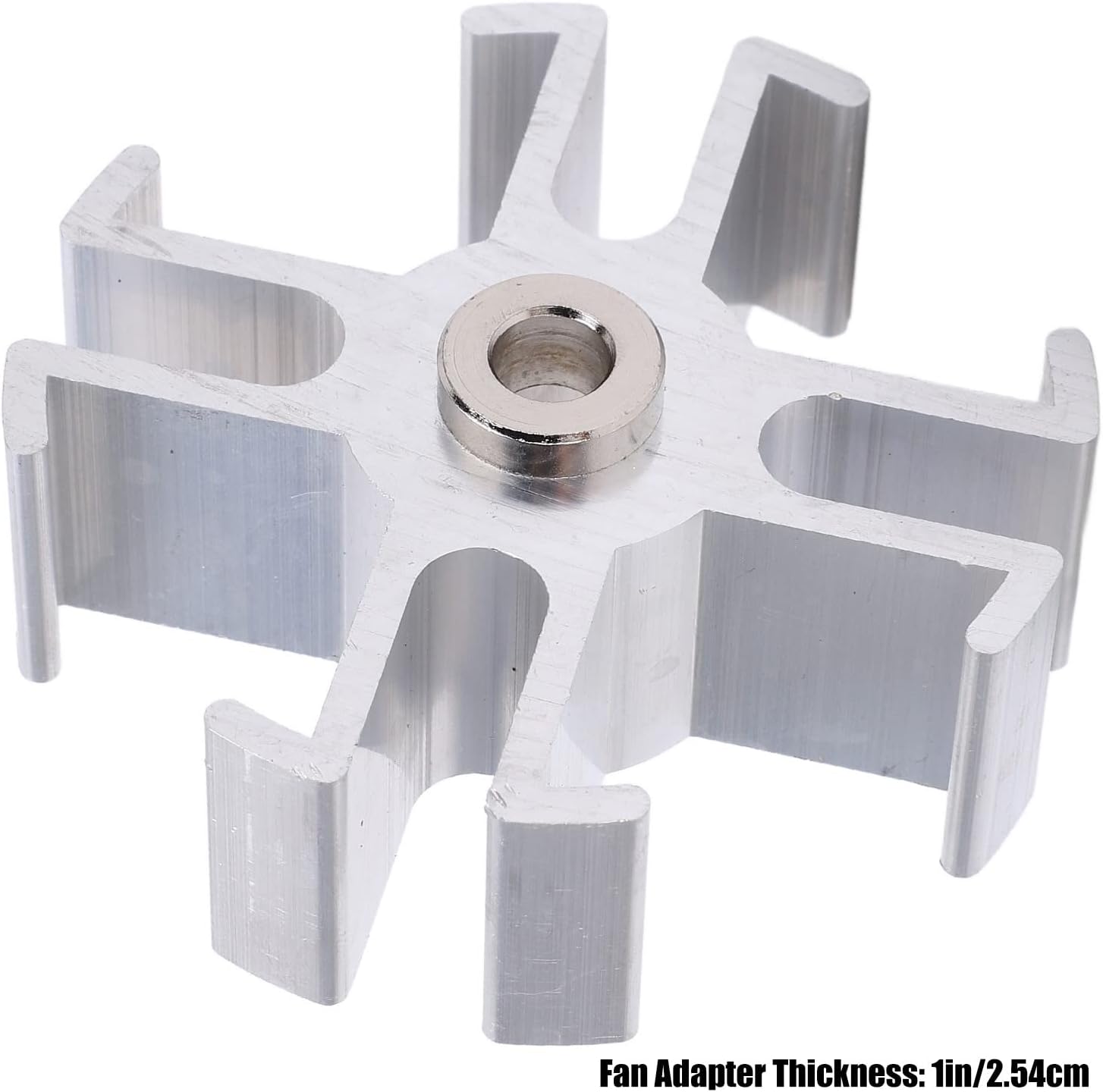 Kit espaciador de ventilador de radiador, kit espaciador de ventilador de aluminio de 1 pulgada, kit de espaciador de ventilador de refrigeración de