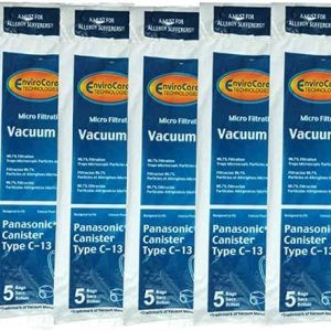 Bolsa de vacío de repuesto para Panasonic AMC-S5EP  818  Estilo C-13 (paquete de 6) Bolsa de vacío de repuesto para Panasonic AMC-S5EP  818  Estilo C-13 (paquete de 6)