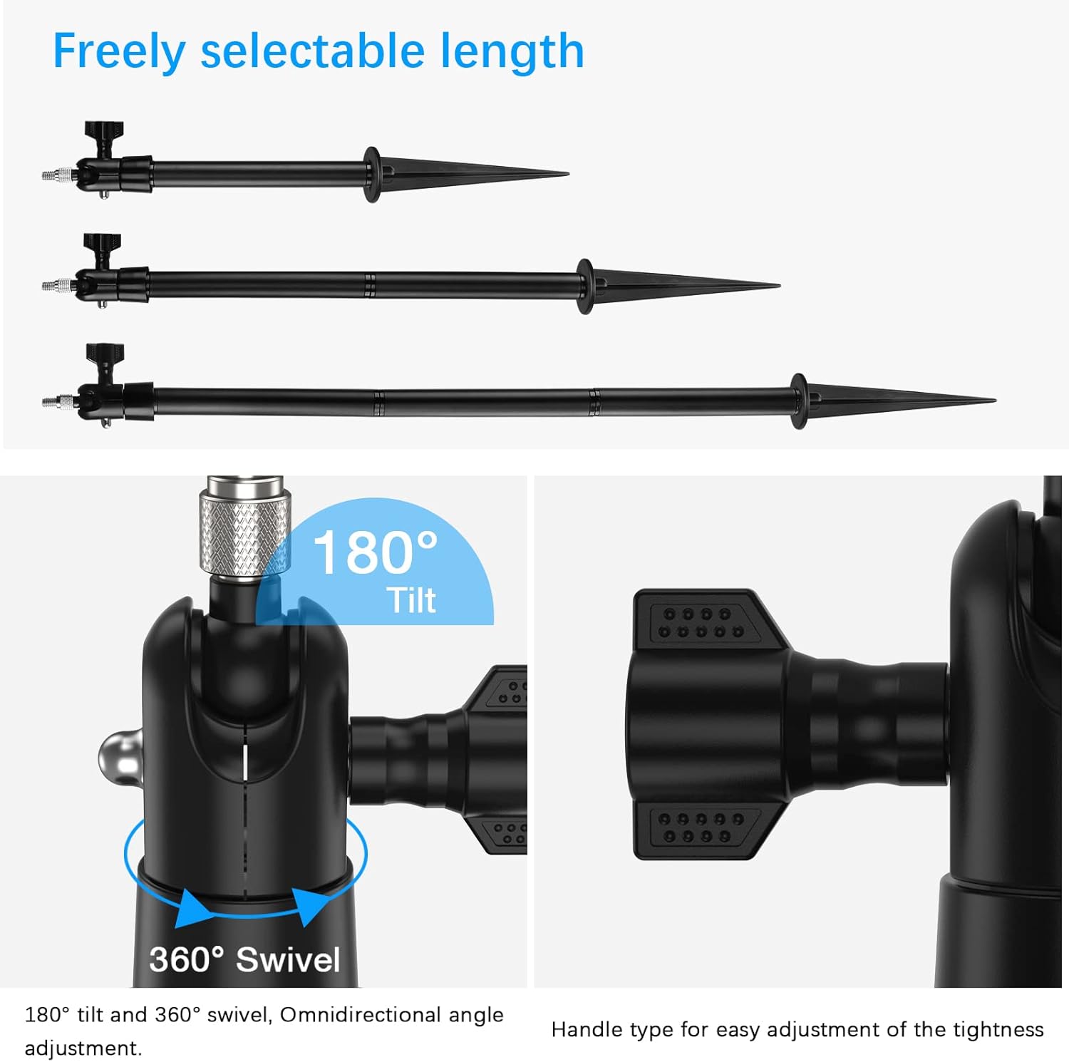 HOLACA Spike – Estaca de montaje en poste y cubierta de silicona resistente a la intemperie para Wyze Cam OG (cámara WYZE OG + teleobjetivo Cam OG +