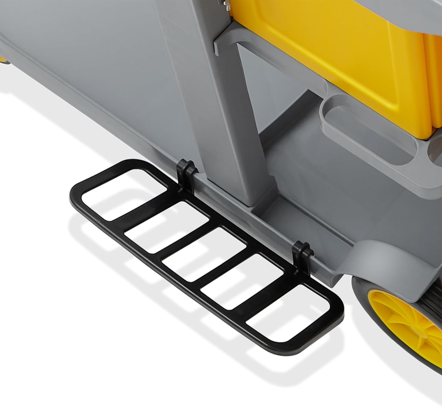 Dryser Carrito de limpieza comercial con ruedas – Carrito de limpieza con gabinete con cerradura de llave