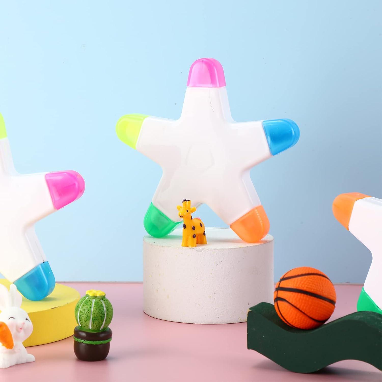 12 rotuladores de estrellas a granel, colores surtidos, creativos, con forma de estrella, acuarela, rotuladores de estrellas, bolígrafos