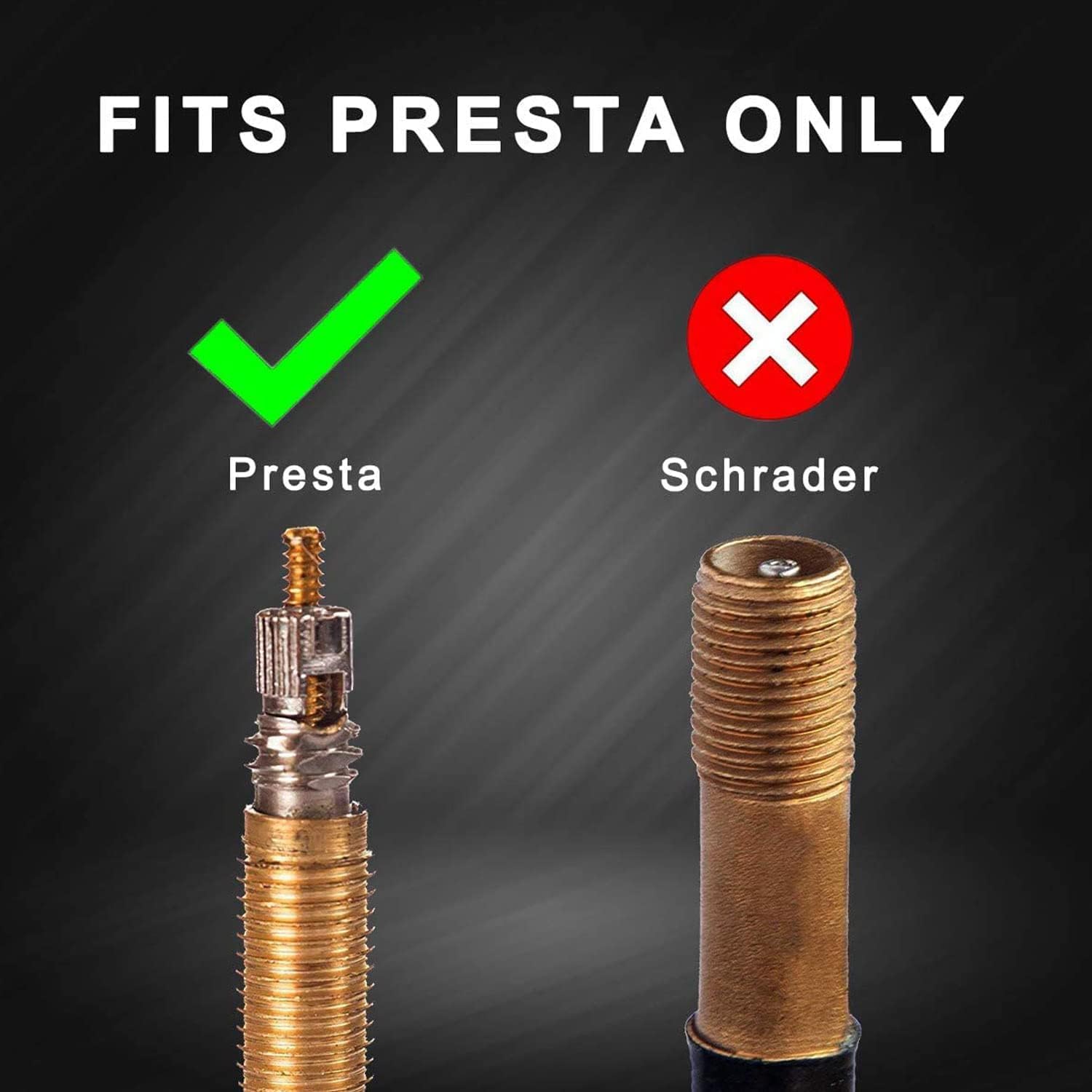 Bike Presta – Tapas de válvula de aluminio anodizado para neumáticos de bicicleta, cubiertas de vástago de polvo de aire, utilizadas en válvulas