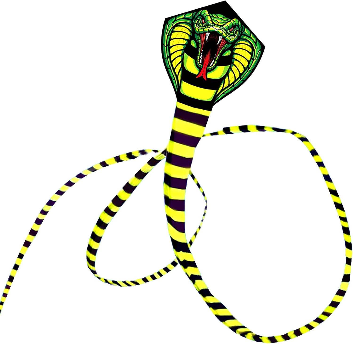 Large Cobra Kite for Adults Kids Boys with Super Long Tail, Extra Easy to Fly, Best Huge Kites for The BeachKite PartyFieldPark, It Will Dominate